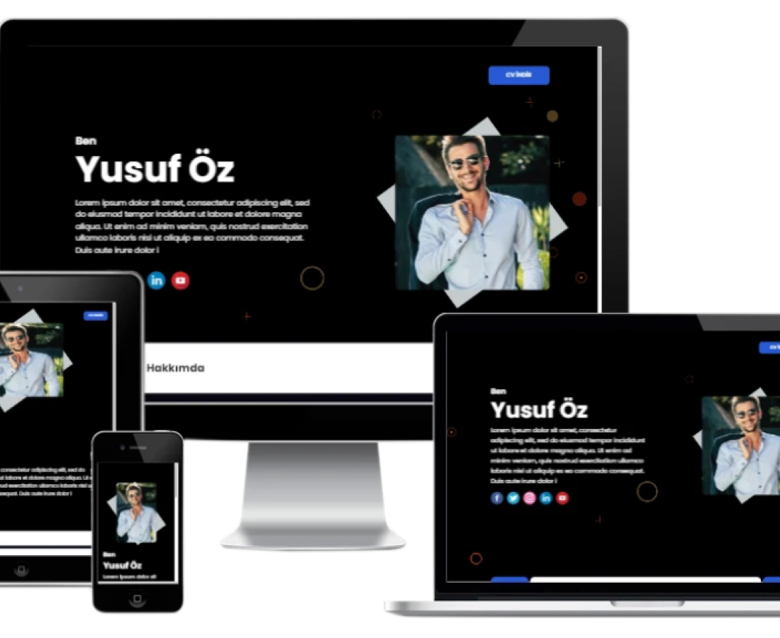 Kişisel Portfolio Web Sitesi V1