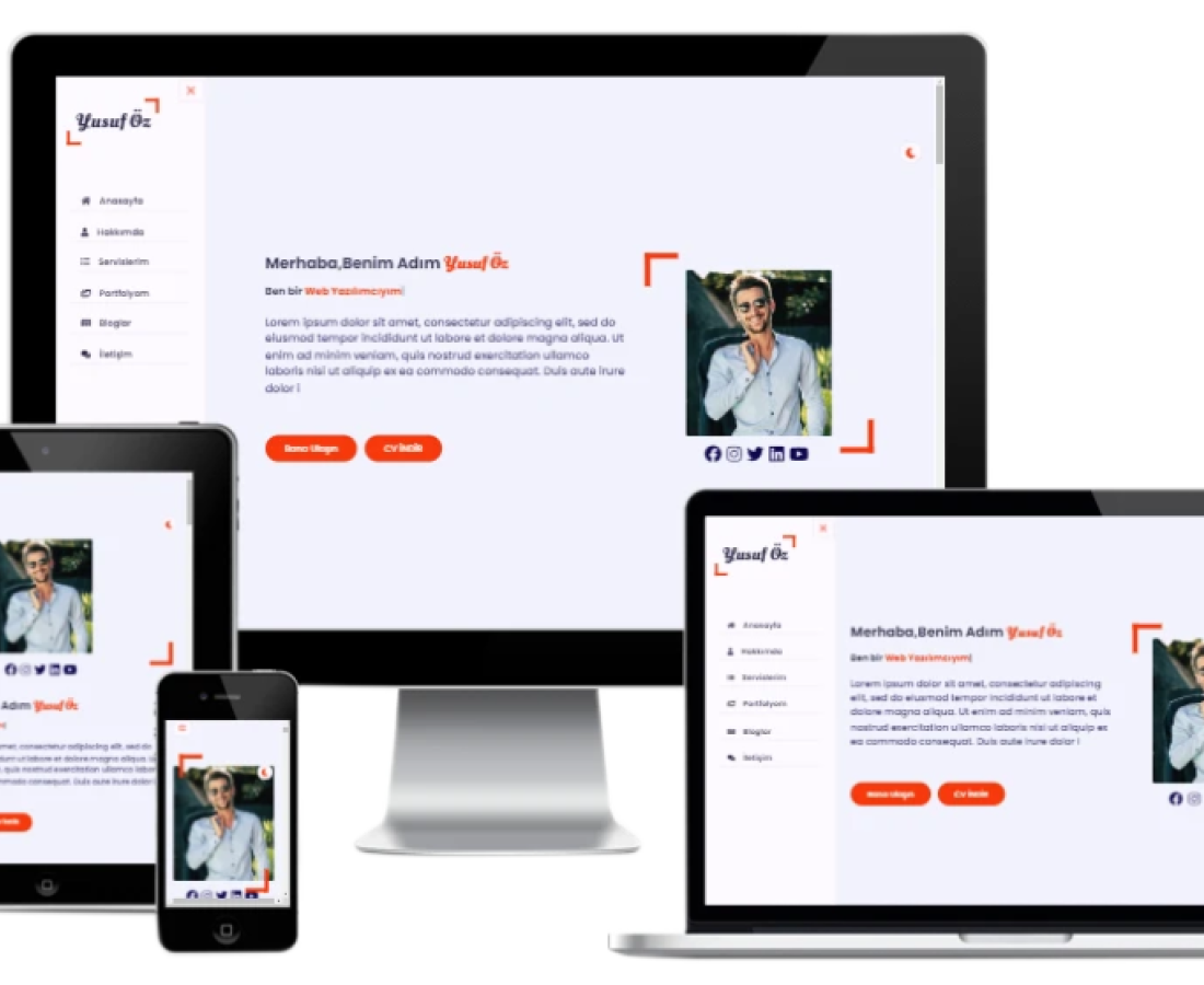 Kişisel Portfolio Web Sitesi V2